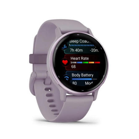 Garmin VIVOACTIVE 5 цвет орхидеи с металлическим безелем и силиконовым ремешком Garmin VIVOACTIVE 5 цвет орхидеи с металлическим безелем и силиконовым ремешком