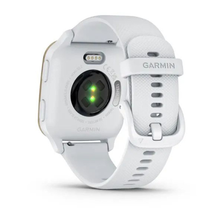 Garmin VENU Sq 2 белые с кремово-золотым алюминиевым безелем Garmin VENU Sq 2 белые с кремово-золотым алюминиевым безелем