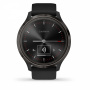 Garmin VIVOMOVE 3 черные с черным силиконовым ремешком Garmin VIVOMOVE 3 черные с черным силиконовым ремешком