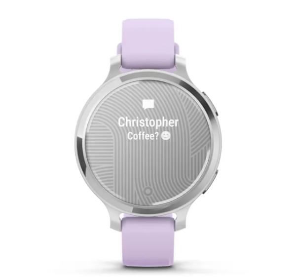 Garmin LILY 2 Active Серебристые с фиолетовым силиконовым ремешком Jasmine Garmin LILY 2 Active Серебристые с фиолетовым силиконовым ремешком Jasmine