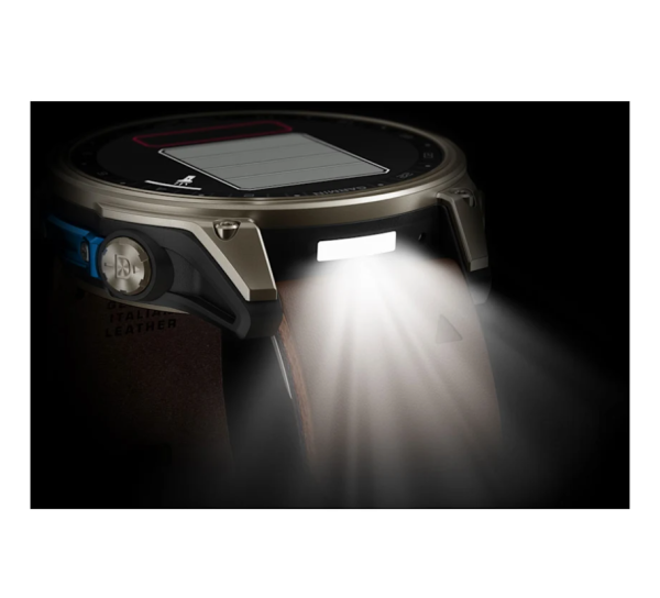 Garmin D2 Mach 2, 47 мм Titanium with Oxford Brown Leather Band