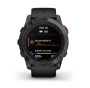 Garmin FENIX  7X Pro Solar Edition серый корпус и черным ремешком Garmin FENIX  7X Pro Solar Edition серый корпус и черным ремешком