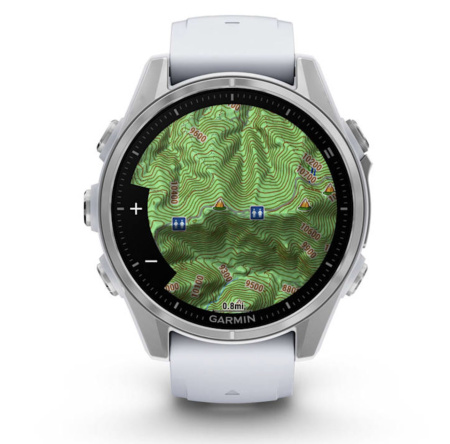 Garmin FENIX 8, 43 мм, AMOLED, Silver with White Stone силиконовый ремешок Garmin FENIX 8, 43 мм, AMOLED, Silver with White Stone силиконовый ремешок