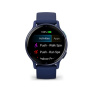 Garmin VIVOACTIVE 5 синие с металлически-синим безелем и силиконовым ремешком Garmin VIVOACTIVE 5 синие с металлически-синим безелем и силиконовым ремешком