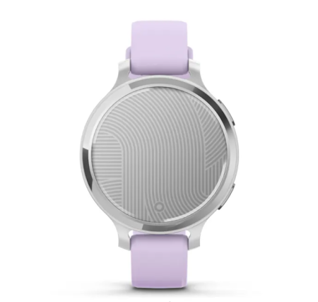 Garmin LILY 2 Active Серебристые с фиолетовым силиконовым ремешком Jasmine