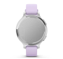 Garmin LILY 2 Active Серебристые с фиолетовым силиконовым ремешком Jasmine