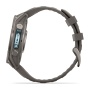 Часы Garmin Fenix 9 - 47 мм, титановый, пепельно-серый силиконовый ремешок