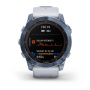 Garmin FENIX 7X Sapphire Solar титановый синий минерал DLC с белым ремешком Garmin FENIX 7X Sapphire Solar титановый синий минерал DLC с белым ремешком