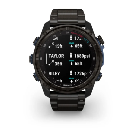 Garmin DESCENT MK3i  Cерый DLC Titanium с титановым ремешком DLC