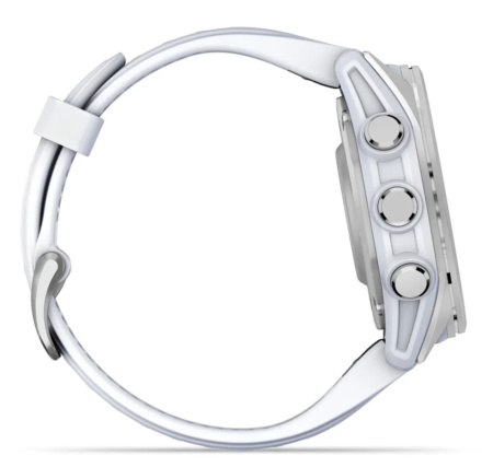 Garmin FENIX 8, 43 мм, AMOLED, Silver with White Stone силиконовый ремешок Garmin FENIX 8, 43 мм, AMOLED, Silver with White Stone силиконовый ремешок