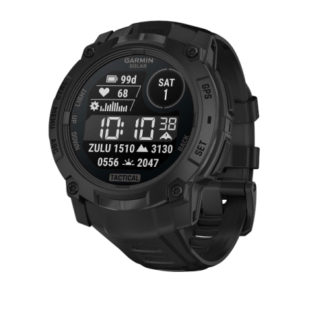 Garmin INSTINCT 3 - 50mm Solar Tactical Edition черный с черным ремешком