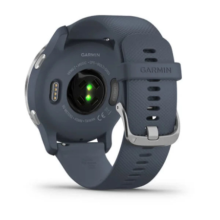 Garmin VENU 2 синий гранит с серебристым безелем
