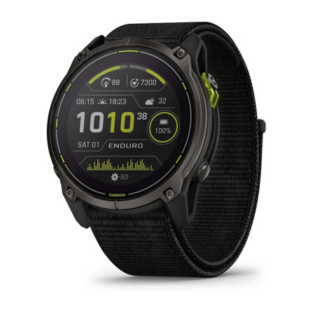 Garmin ENDURO  3 с черным нейлоновым ремешком