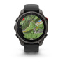 Garmin FENIX 8 Pro, 51 мм, Amoled Sapphire, Carbon grey DLC titanium with Black/pebble grey silicone band