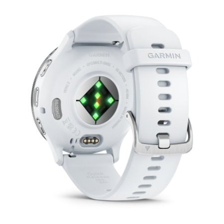 Garmin VENU 3 белые с серебристым безелем Garmin VENU 3 белые с серебристым безелем