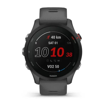 Garmin FORERUNNER 255 с темно-серым ремешком