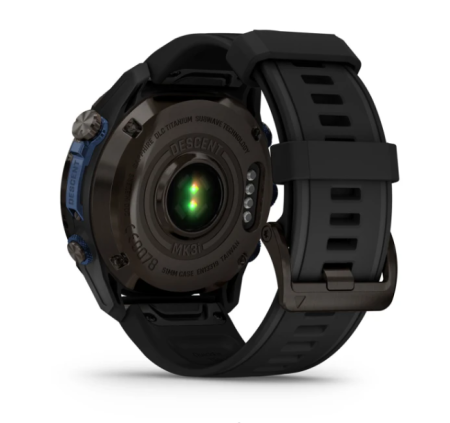 Garmin DESCENT MK3i  серый DLC Titanium с черным силиконовым ремешком и приемопередатчиком Descent T2