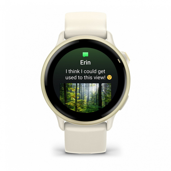 Garmin VIVOACTIVE 6 лунно-золотистый с ремешком цвета слоновой кости Garmin VIVOACTIVE 6 лунно-золотистый с ремешком цвета слоновой кости
