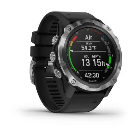 Garmin DESCENT MK2 стальные с черным ремешком