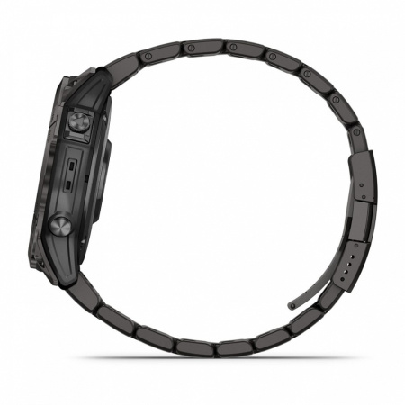 Garmin FENIX 7X PRO Sapphire Solar Edition Титановый угольно-серый корпус с DLC-покрытием и титановым браслетом