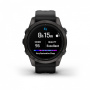 Garmin EPIX PRO (Gen 2) Sapphire Edition 42 мм, титановый, угольно-серый, DLC, черный ремешок