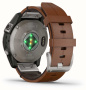 Garmin FENIX 7 Pro Sapphire Solar с кожаным ремешком Garmin FENIX 7 Pro Sapphire Solar с кожаным ремешком