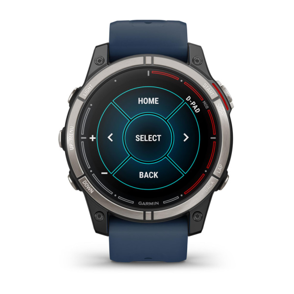 Garmin QUATIX 7 PRO AMOLED, сапфировое стекло, титановый, темно-синий ремешок Garmin QUATIX 7 PRO AMOLED, сапфировое стекло, титановый, темно-синий ремешок