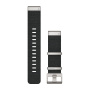 Garmin QUICKFIT 22 ММ (нейлоновый) черный с серебристой застежкой Garmin QUICKFIT 22 ММ (нейлоновый) черный с серебристой застежкой