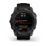 Garmin FENIX 7X Sapphire Solar титановый угольно-серый DLC с силиконовым ремешком Garmin FENIX 7X Sapphire Solar титановый угольно-серый DLC с силиконовым ремешком