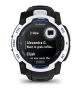 Garmin INSTINCT 3 50 mm, Solar, Whitestone with Black/Bolt Blue Band