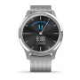 Garmin VIVOMOVE LUXE серебристый с серебристым ремешком Garmin VIVOMOVE LUXE серебристый с серебристым ремешком