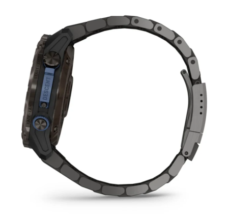 Garmin DESCENT MK3i  Cерый DLC Titanium с титановым ремешком DLC