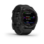 Garmin FENIX 7 Solar серый с черным ремешком
