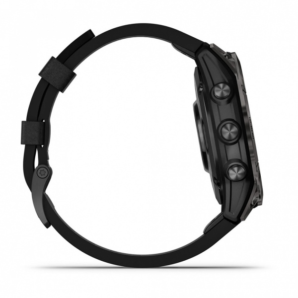 Garmin EPIX PRO (Gen 2) Sapphire Edition 47 мм, титановый, угольно-серый DLC, черный кожаный ремешок Garmin EPIX PRO (Gen 2) Sapphire Edition 47 мм, титановый, угольно-серый DLC, черный кожаный ремешок