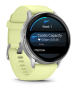 Garmin VENU 4  45 mm, Silver with Citron Silicone band