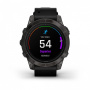 Garmin EPIX PRO (Gen 2) Sapphire Edition 47 мм, титановый, угольно-серый DLC, черный кожаный ремешок Garmin EPIX PRO (Gen 2) Sapphire Edition 47 мм, титановый, угольно-серый DLC, черный кожаный ремешок