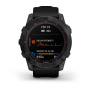 Garmin FENIX 7X Solar серый с черным ремешком