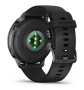 Garmin VENU 4 45 mm, Slate with Black Silicone Band