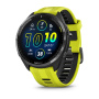 Garmin  FORERUNNER 965 черные, темно-серый DLC титановый безель, с желто-черным ремешком Garmin  FORERUNNER 965 черные, темно-серый DLC титановый безель, с желто-черным ремешком