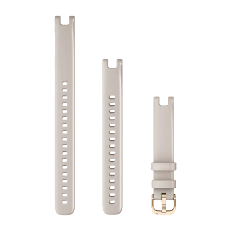 Garmin LILY 14 ММ (силиконовый)  песочный, с застежкой цвета розовое золото