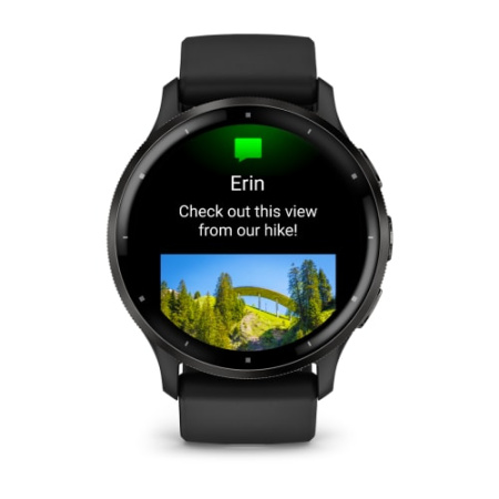 Garmin VENU 3 черные с серым безелем Garmin VENU 3 черные с серым безелем