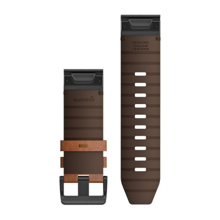 Garmin  QUICKFIT 26 ММ (кожаный) коричневый, ореховый Garmin  QUICKFIT 26 ММ (кожаный) коричневый, ореховый