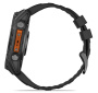 Garmin Fenix 8, 51 мм, AMOLED, Slate Gray with black силиконовый ремешок