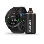 Garmin  DESCENT MK2I Комплект, титановые с DLC-покрытием и черным ремешком + датчик Descent T1 Garmin  DESCENT MK2I Комплект, титановые с DLC-покрытием и черным ремешком + датчик Descent T1