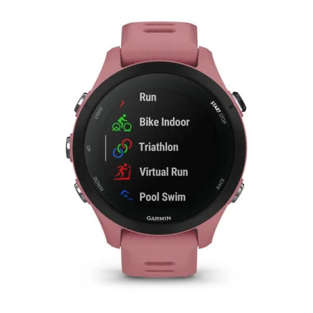 Garmin FORERUNNER 255S со светло-розовым ремешком Garmin FORERUNNER 255S со светло-розовым ремешком