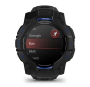 Garmin IINSTINCT 3 50 мм, AMOLED, Black with Black/Bolt Blue Band