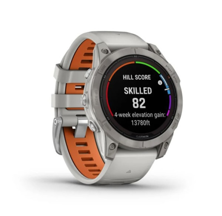 Garmin FENIX 7 Pro Sapphire Solar титан с браслетом туманно-серого цвета