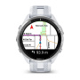 Garmin FORERUNNER 965 белые, титановый безель, с белым ремешком Garmin FORERUNNER 965 белые, титановый безель, с белым ремешком