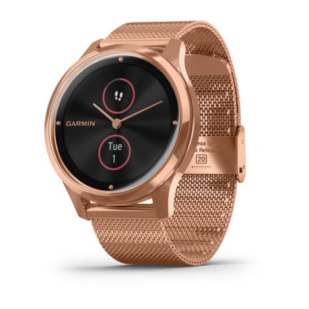Garmin  VIVOMOVE LUXE розовое золото PVD 18K с ремешком "миланская петля" Garmin  VIVOMOVE LUXE розовое золото PVD 18K с ремешком "миланская петля"