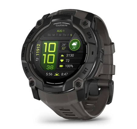 Garmin INSTINCT 3, 50 мм, AMOLED, Black withe Charcoal Band